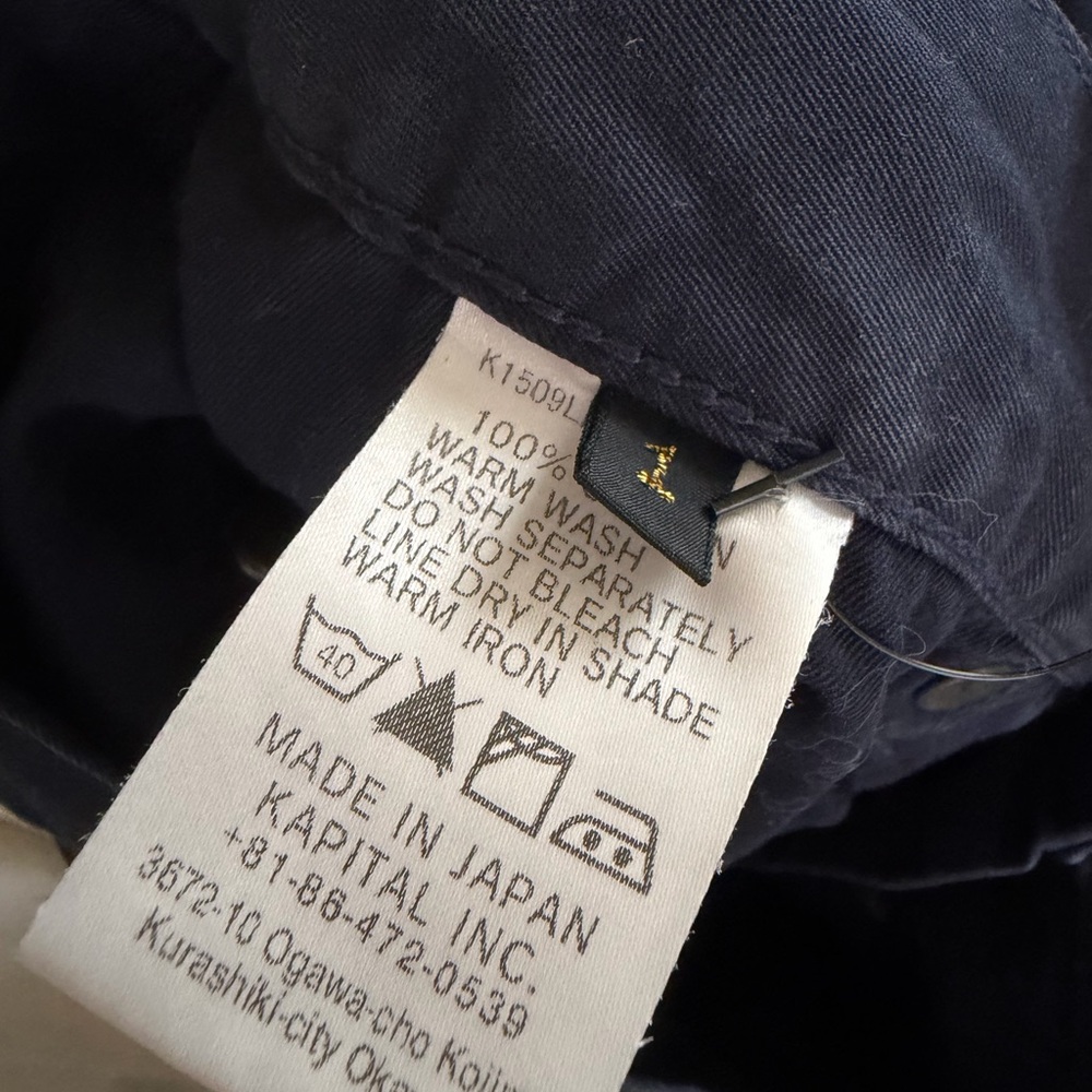 Kapital Navy Wide-Leg Culottes - Picture 5 of 5